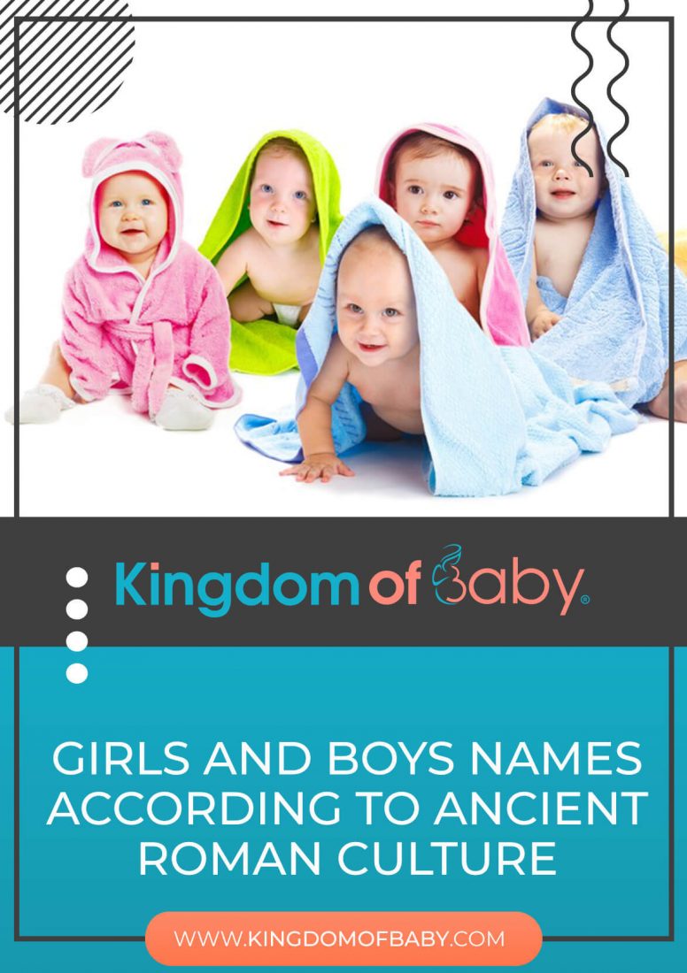 Girls and Boys names according to Ancient Roman Culture